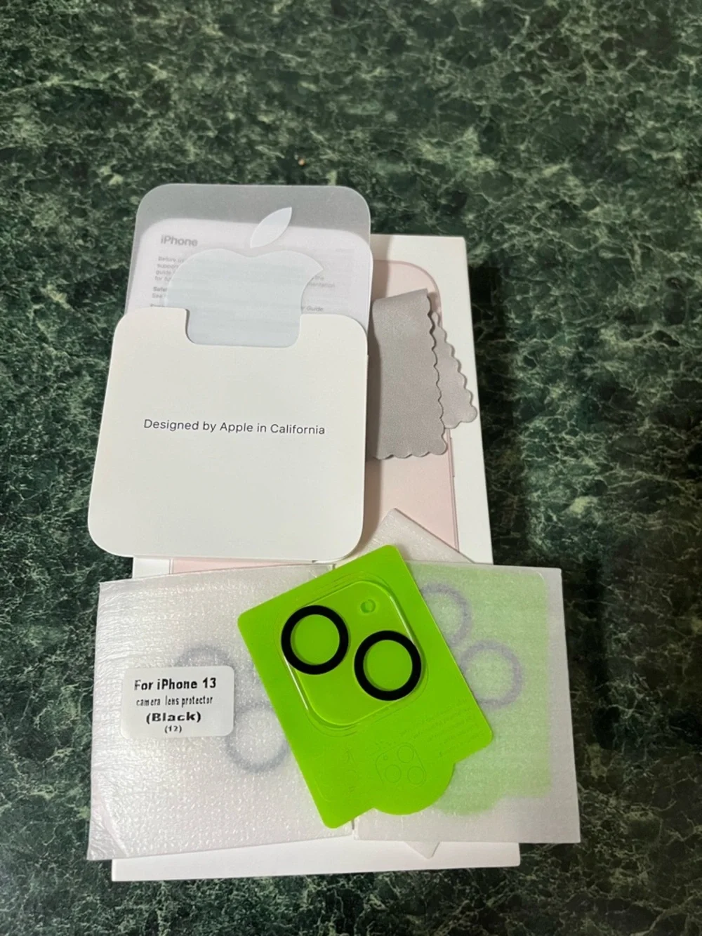 Empty iPhone 13 Box-Original Packaging Only (pink)